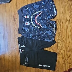 AAPE and BAPE Shorts Bundle - 2 Pairs
